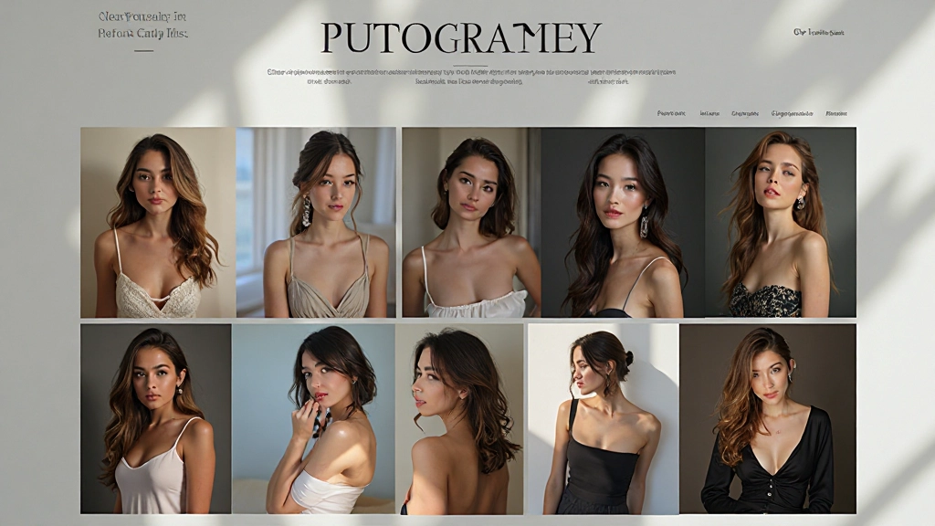 Photography portfolio for Kuala Lumpur-based portrait photographer