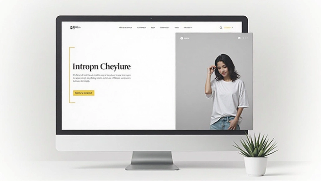 Minimalist portfolio layout featuring single featured project with generous whitespace and elegant typography